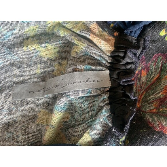 Raquel Allegra Silk Gauze Floral Halter Tank Top in Multi Size 1/S BRAND NEW - Picture 5 of 7